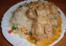 Мясо в сырном соусе