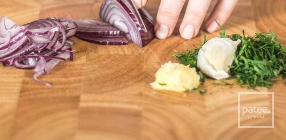 Изысканный салат с турецким горохом - Шаг 1