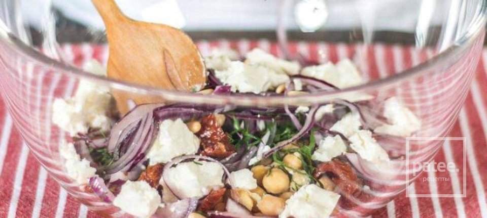 Изысканный салат с турецким горохом - Шаг 3