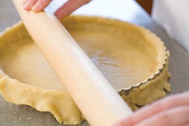 Пирог с зеленым луком и яйцом - приготовление