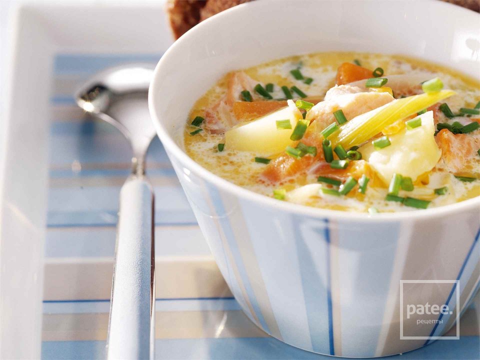 Lohikeitto - сливочный рыбный суп! - Шаг 4