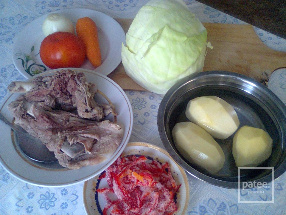 Щи со свежей капустой и овощами в мультиварке - Шаг 3