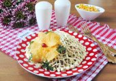Салат со шпротами и яйцом