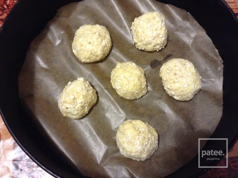 Творожные шарики  с малиной ПП - Шаг 4