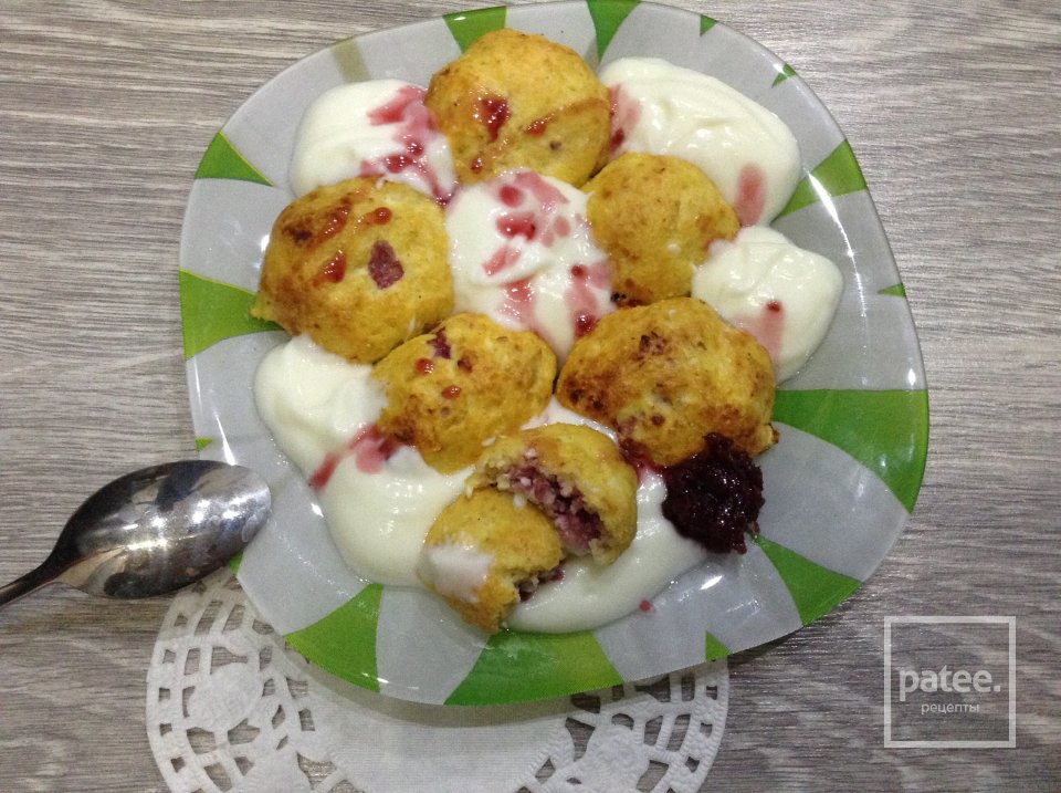 Творожные шарики  с малиной ПП - Шаг 5