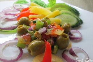 Салат Восточный с имбирной заправкой