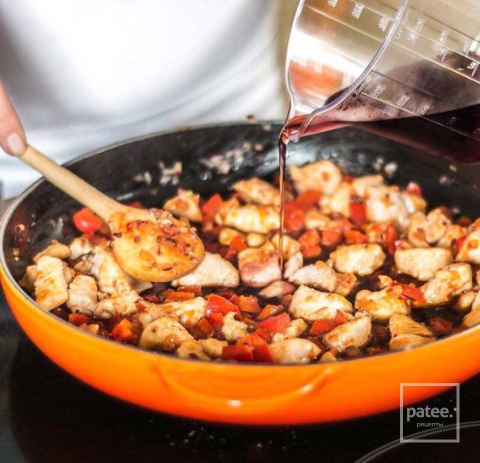 Фахита с курицей - Шаг 2