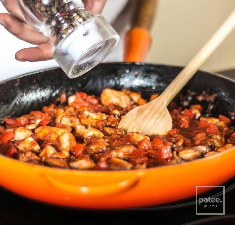 Фахита с курицей - Шаг 3