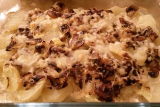Запеченая картошечка с шампионами