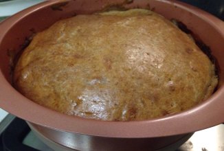 Диетический ржаной пирог с капустой