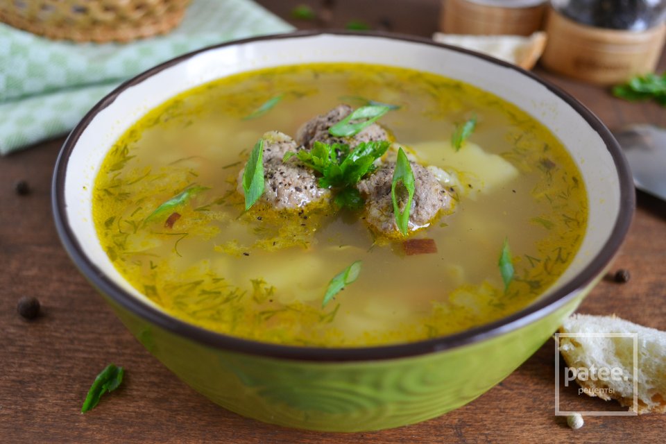 Суп с фрикадельками из говядины - Шаг 17