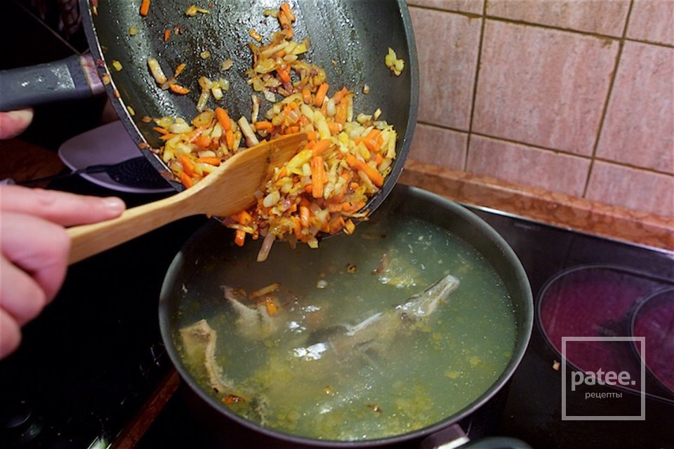 СЛИВОЧНЫЙ СУП ИЗ ЧАВЫЧИ С КРАБАМИ - Шаг 6