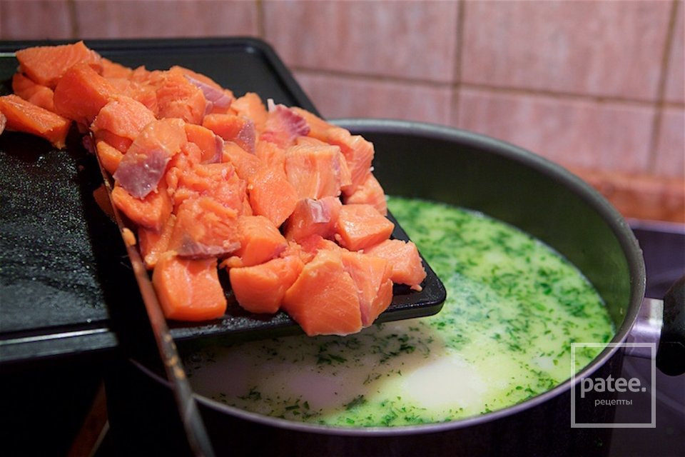 СЛИВОЧНЫЙ СУП ИЗ ЧАВЫЧИ С КРАБАМИ - Шаг 11