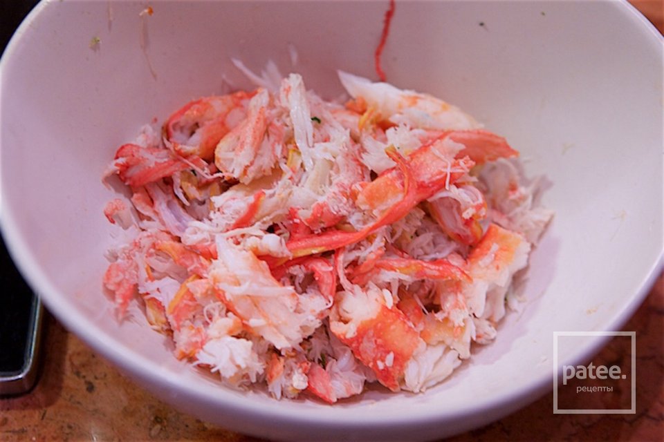 СЛИВОЧНЫЙ СУП ИЗ ЧАВЫЧИ С КРАБАМИ - Шаг 12