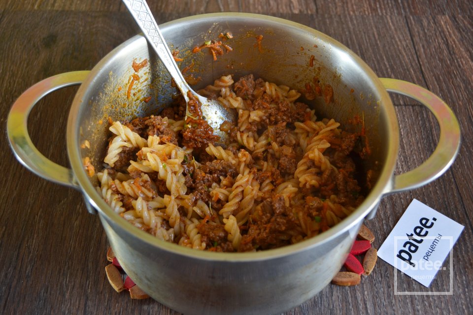 Макароны по-флотски с пряными специями - Шаг 12