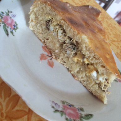 Пирог с рыбой и яйцом - Шаг 8