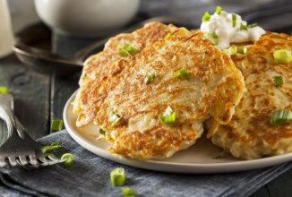 Картофельные оладьи - Reibekuchen