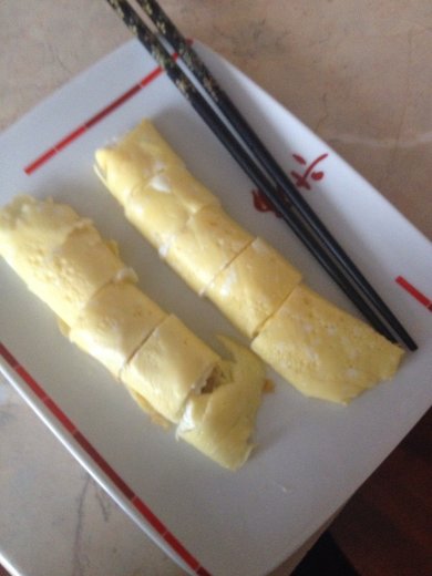 Яичные роллы с обезжиренным творогом - Шаг 3