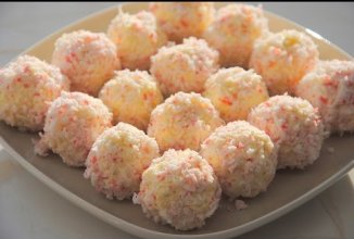 Крабово -сырный салат шариками