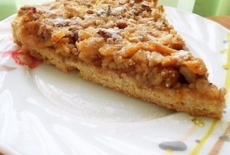 Венгерский ореховый пирог с яблоками