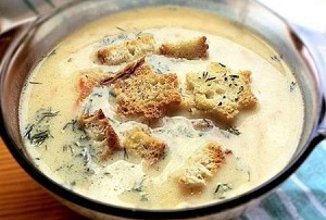 Сырный суп по -французски с курицей