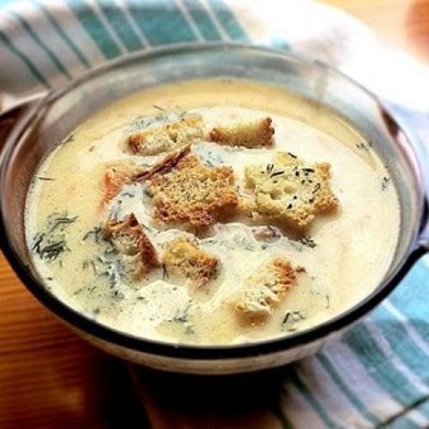 Сырный суп по -французски с курицей