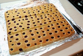 Тосканский пирог с виноградом