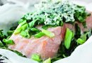 Конвертики с лососем  –  со сливочным сыром и шпинатом