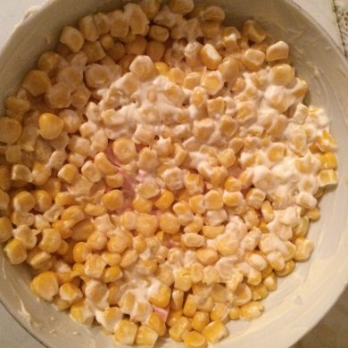 Салат "цветочная поляна" - Шаг 3