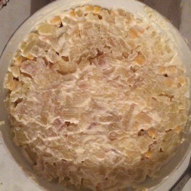 Салат "цветочная поляна" - Шаг 4