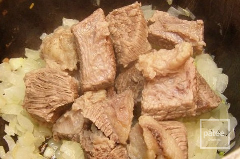 Дзерохис хорци харшот (ხარჩო) - или суп Харчо - Шаг 5