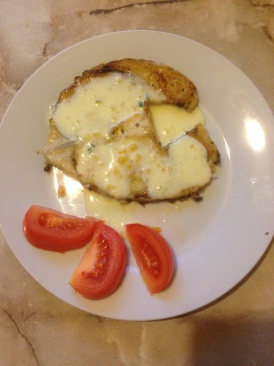 Стейк акулы под сырным соусом - Шаг 2