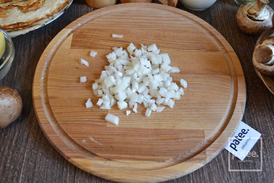 Блинчики с начинкой грибной жюльен - Шаг 2