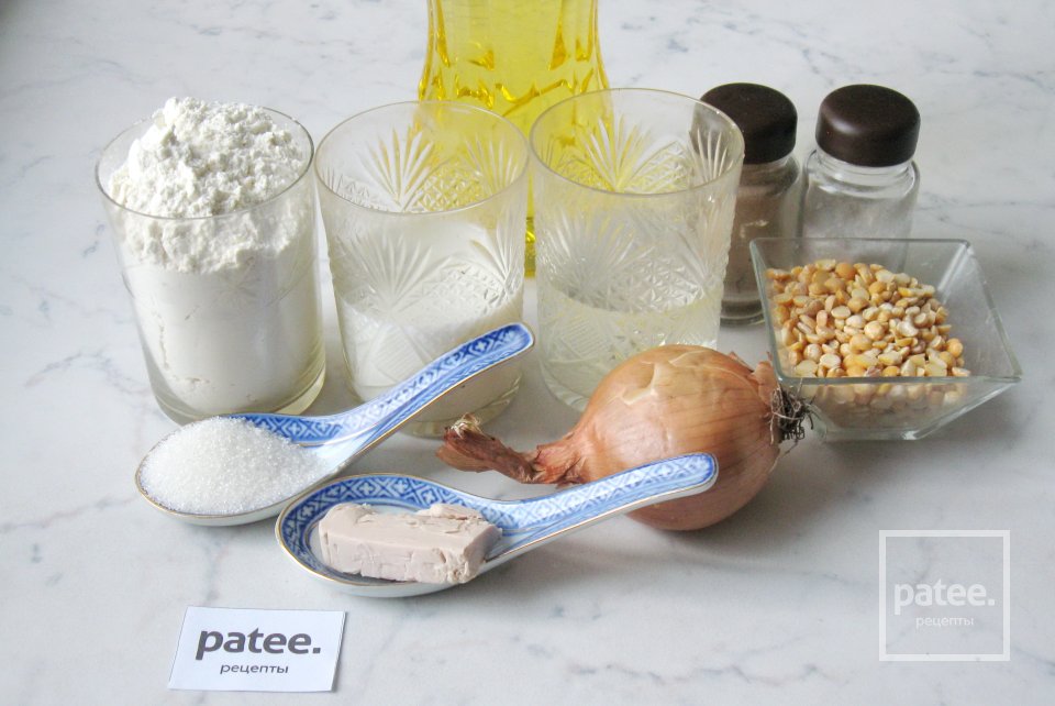 Жареные пирожки с горохом - Шаг 1