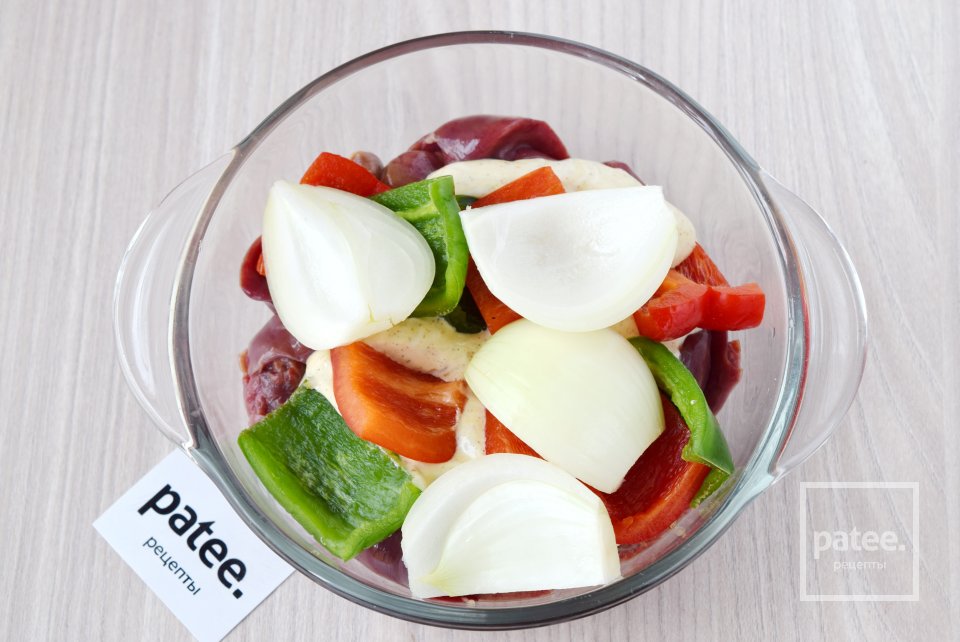 Шашлычки из куриной печени - Шаг 10