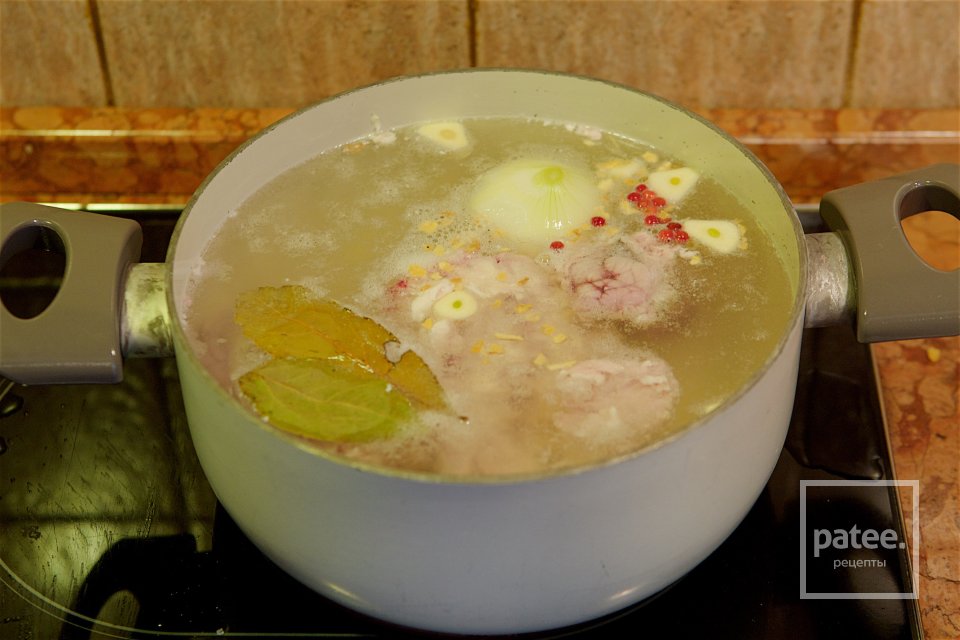 Мозги хрустящие с двойным пюре из цветной капусты и брокколи - Шаг 8