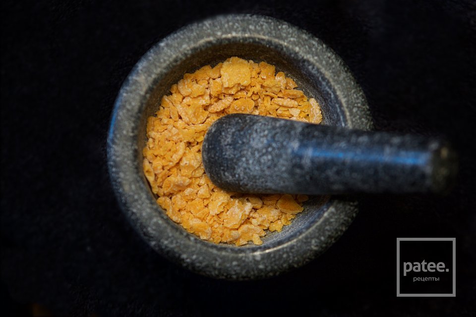 Мозги хрустящие с двойным пюре из цветной капусты и брокколи - Шаг 20