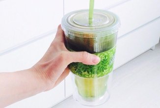 Смузи из шпината и фруктов