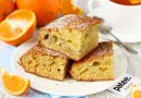Апельсиновый пирог с бананом
