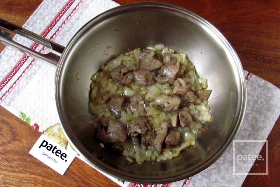 Вареники с печенью кролика и картошкой - Шаг 9