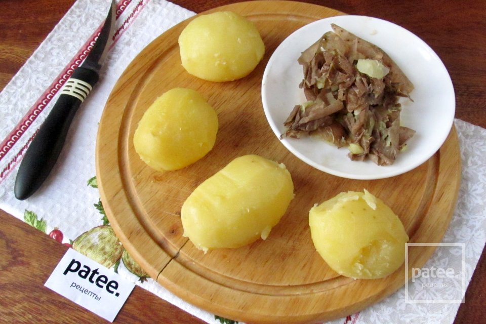 Вареники с печенью кролика и картошкой - Шаг 10