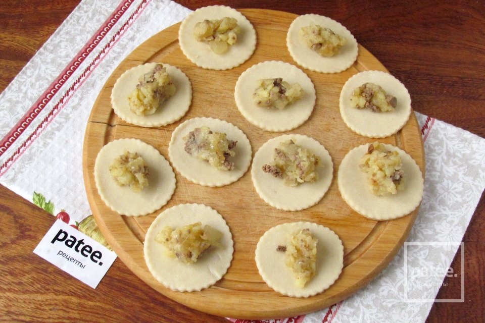 Вареники с печенью кролика и картошкой - Шаг 14