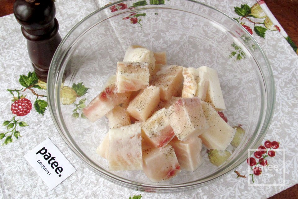 Рыба на шпажках с соусом из киви - Шаг 4