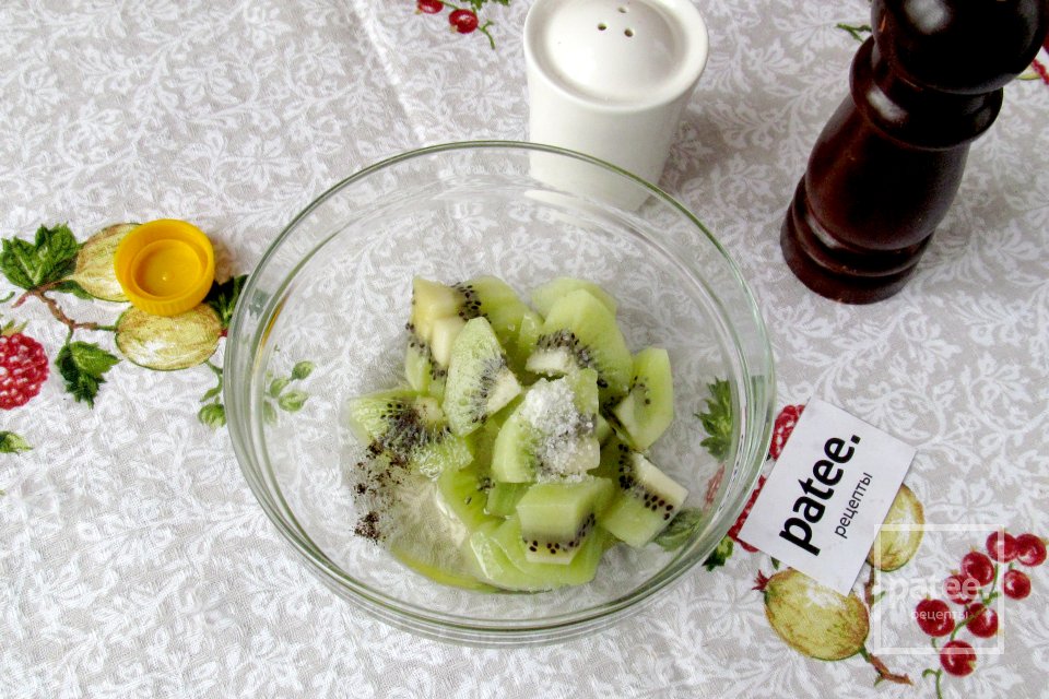 Рыба на шпажках с соусом из киви - Шаг 10