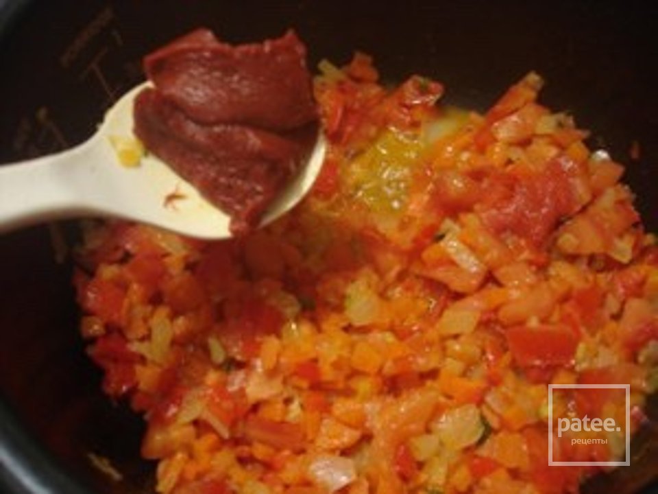 Чечевица с овощами в томатном соусе (в мультиварке) - Шаг 3