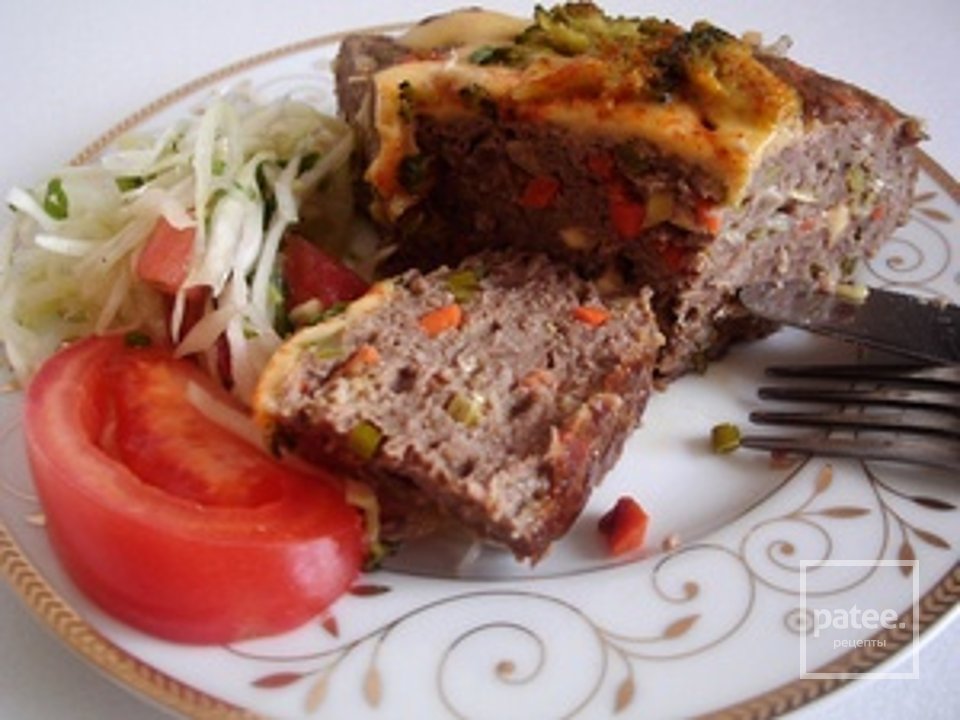 Мясной хлеб или котлета для Гулливера (в мультиварке) - Шаг 4