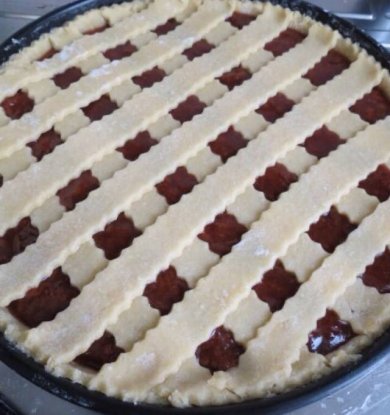 Кростата со сливовым вареньем. - Шаг 4