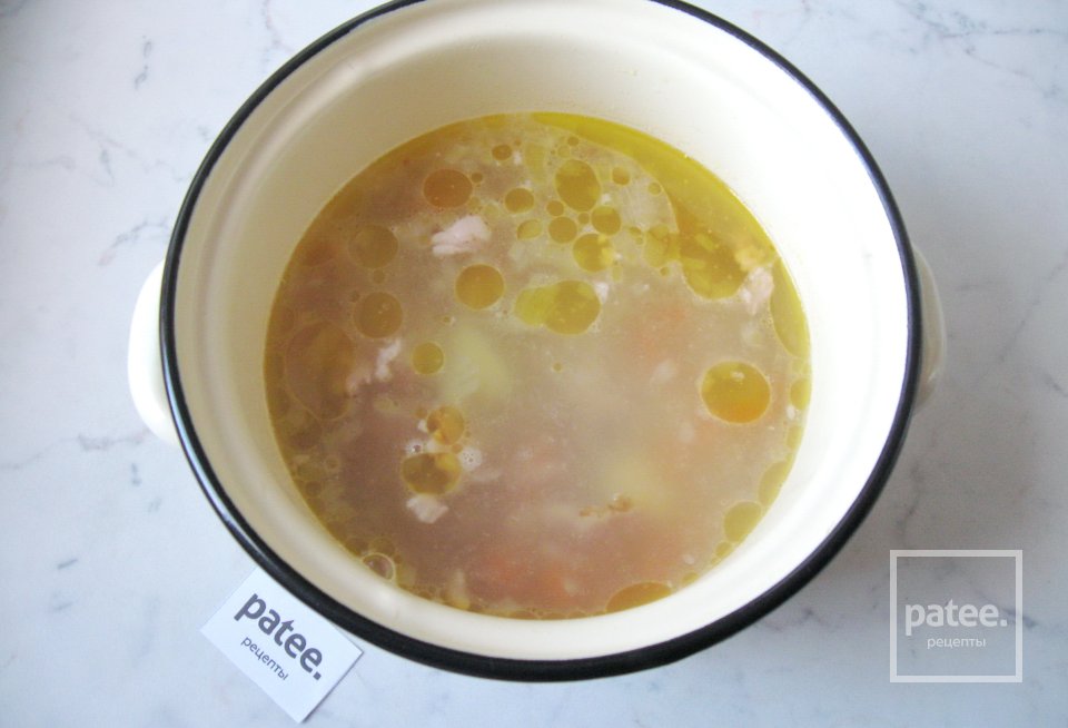 Суп с бужениной и плавленым сыром - Шаг 8