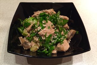 Индейка с овощами в соусе