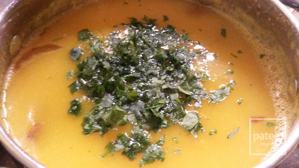 Тыквенный суп-пюре с копченостями - Шаг 3